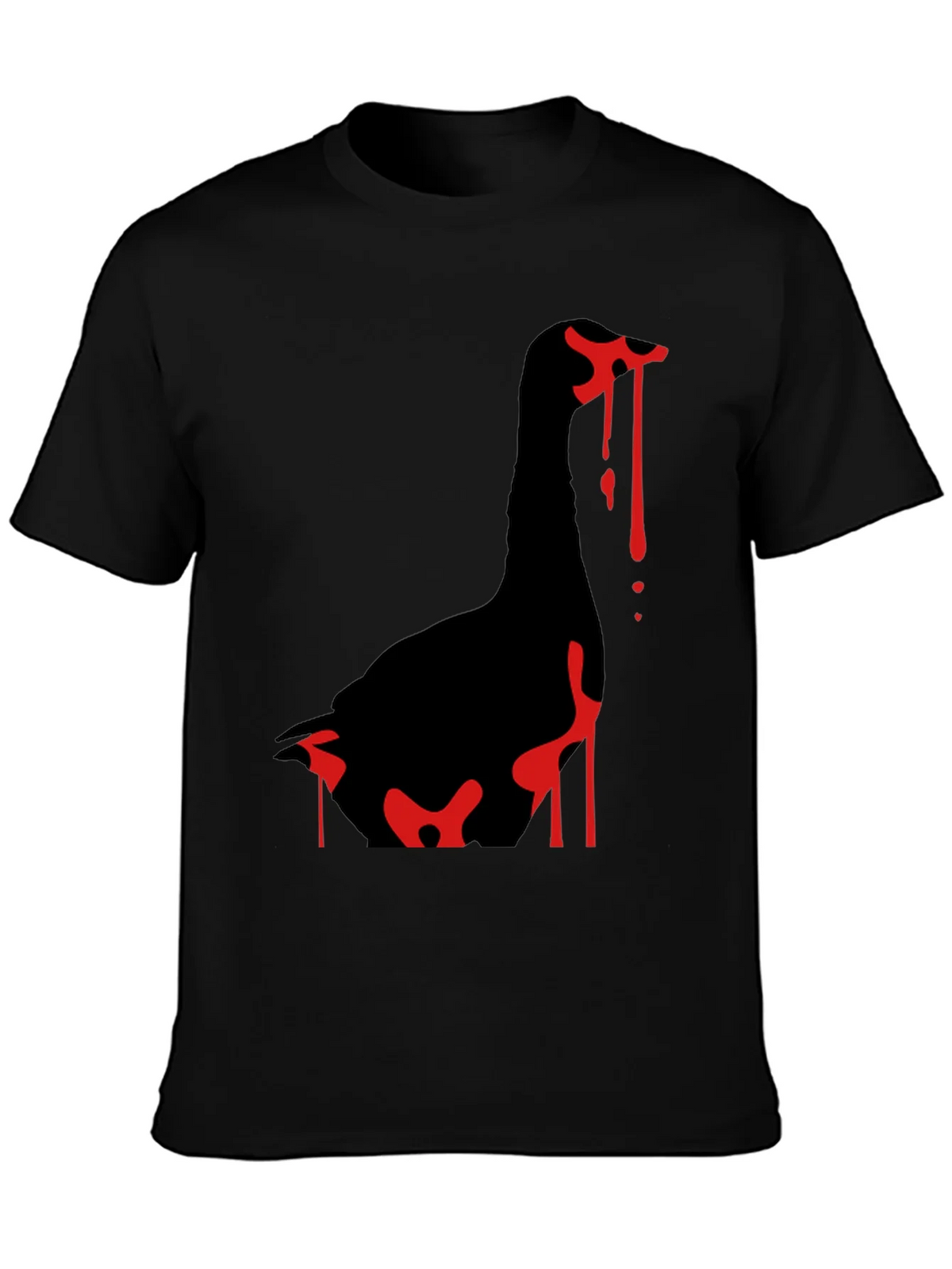 Goose Attack Black T-Shirt product image 3