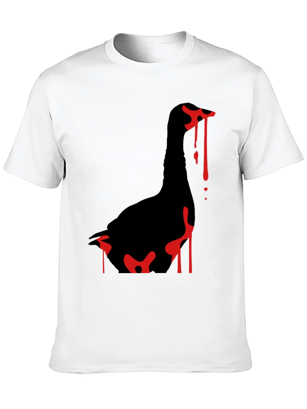 Goose Attack Black T-Shirt product image 9