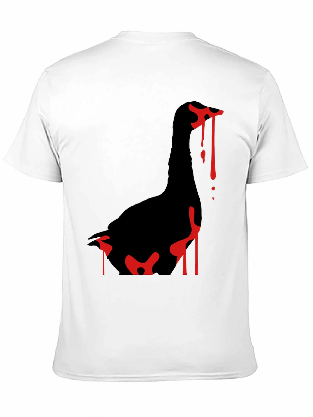Goose Attack Black T-Shirt product image 10