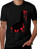 Goose Attack Black T-Shirt product image 1