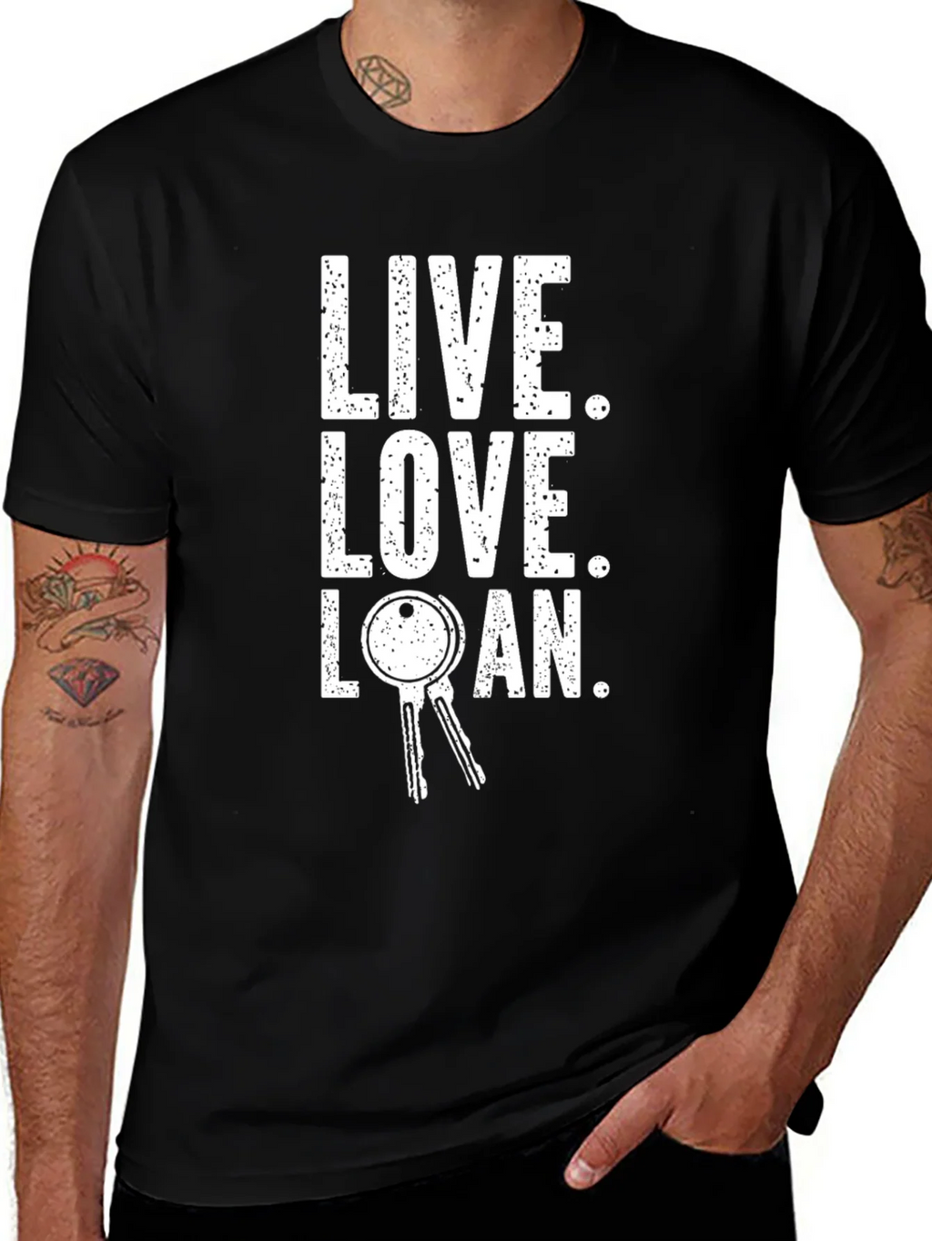 Live Love Loan T-Shirt - Keys to Happiness product image 1