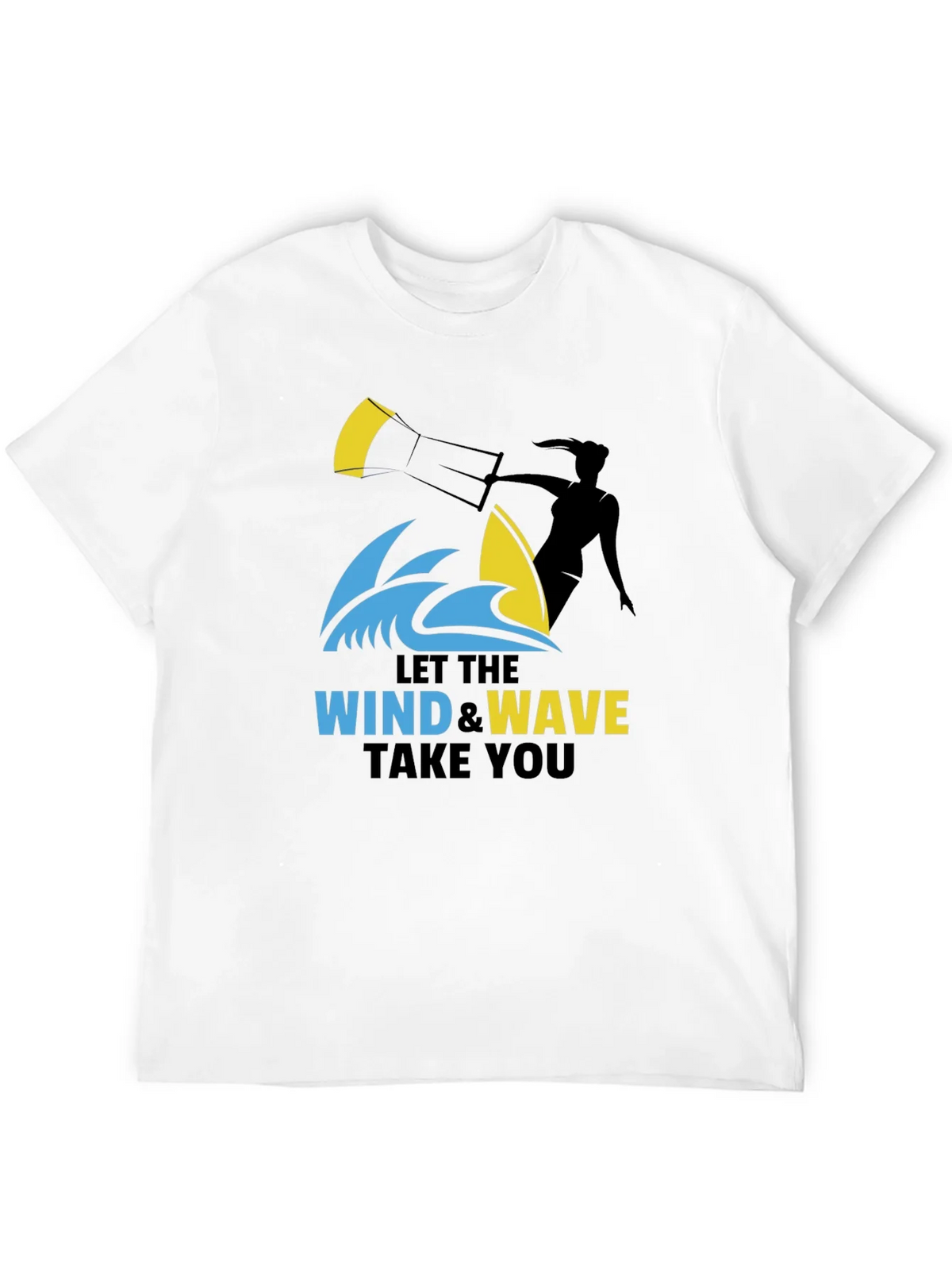 Wind & Wave Graphic T-Shirt: Kitesurfing Adventure Tee product image 9
