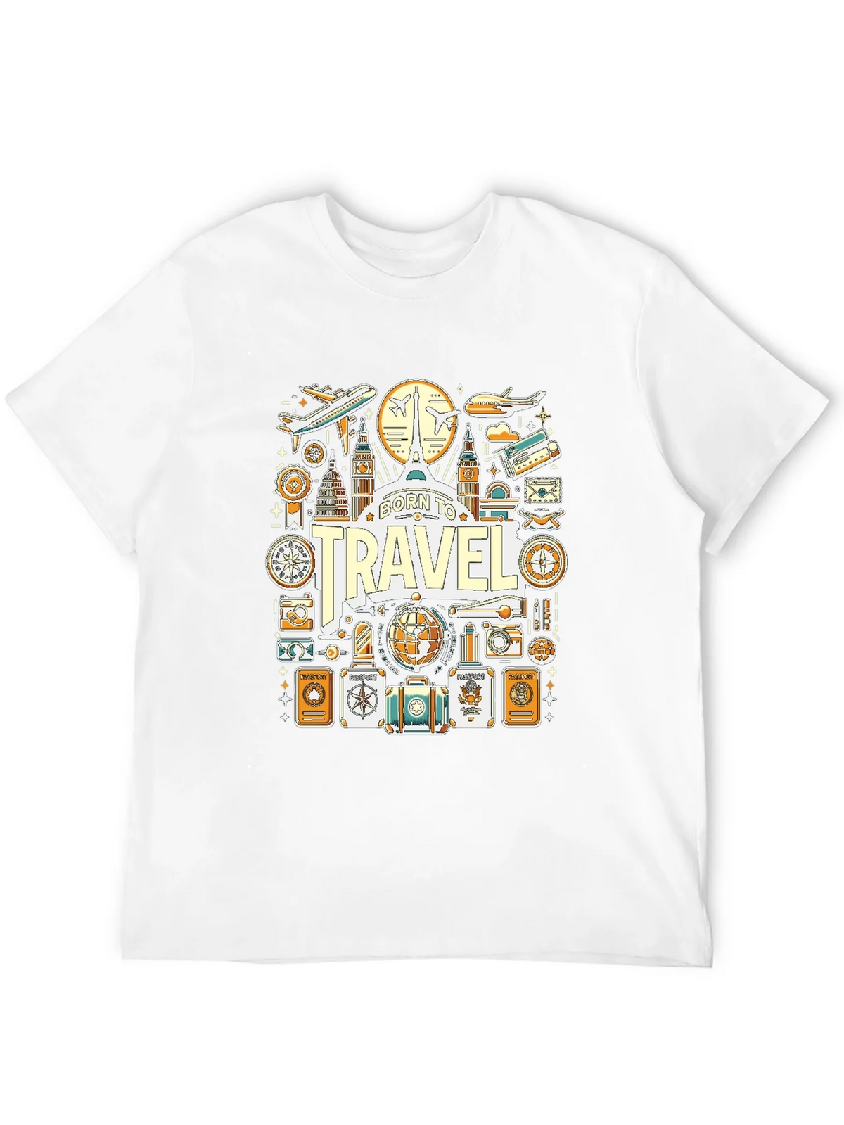 Born to Travel Graphic T-Shirt product image 11