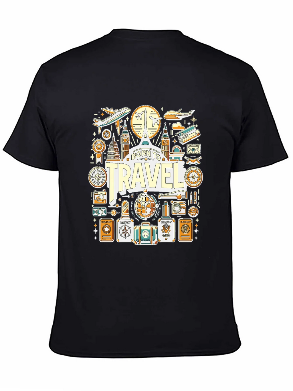 Born to Travel Graphic T-Shirt product image 4