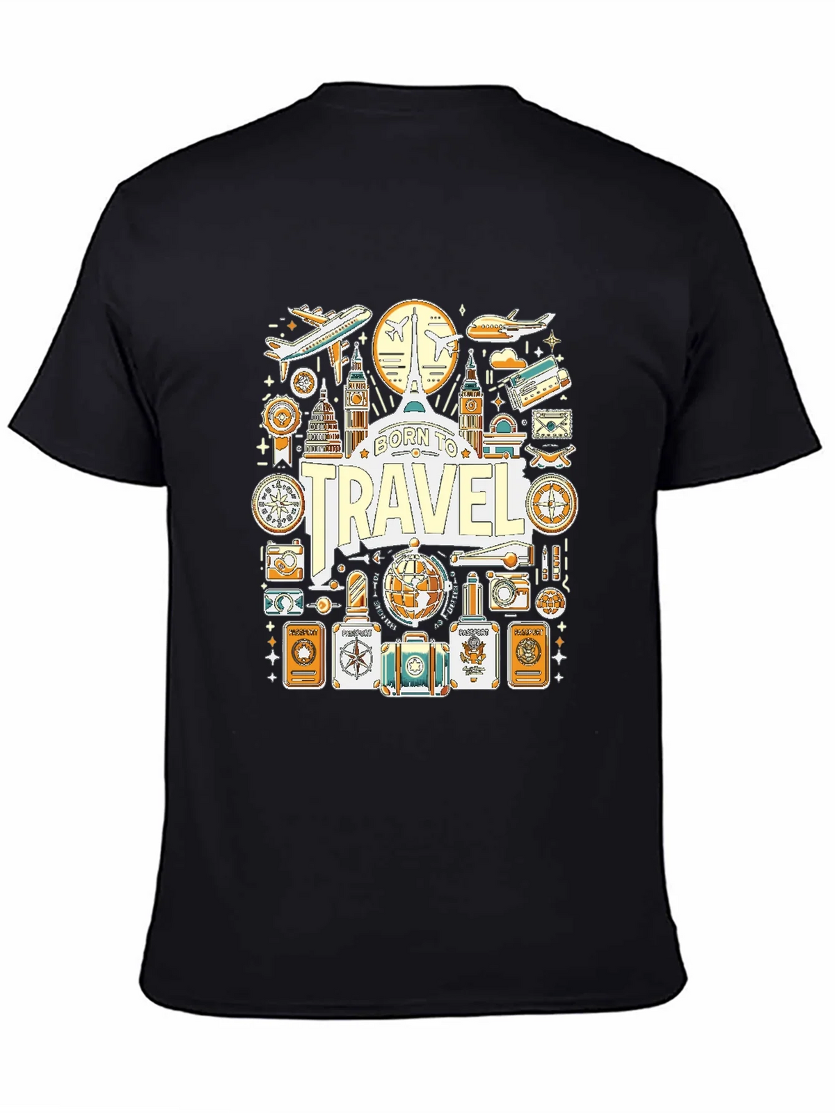 Born to Travel Graphic T-Shirt product image 4