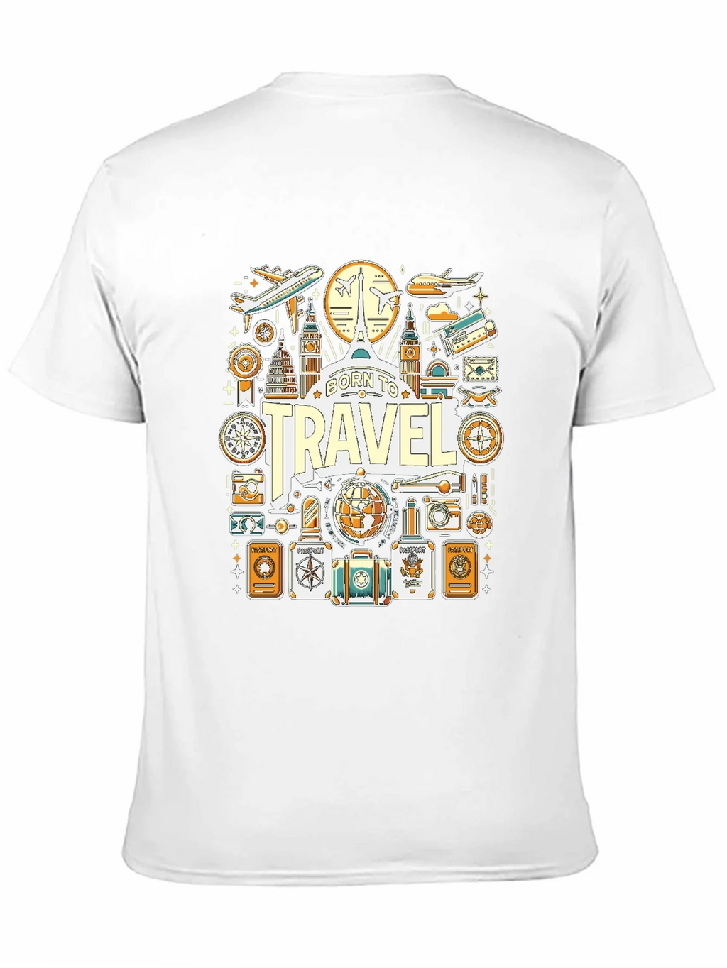 Born to Travel Graphic T-Shirt product image 10