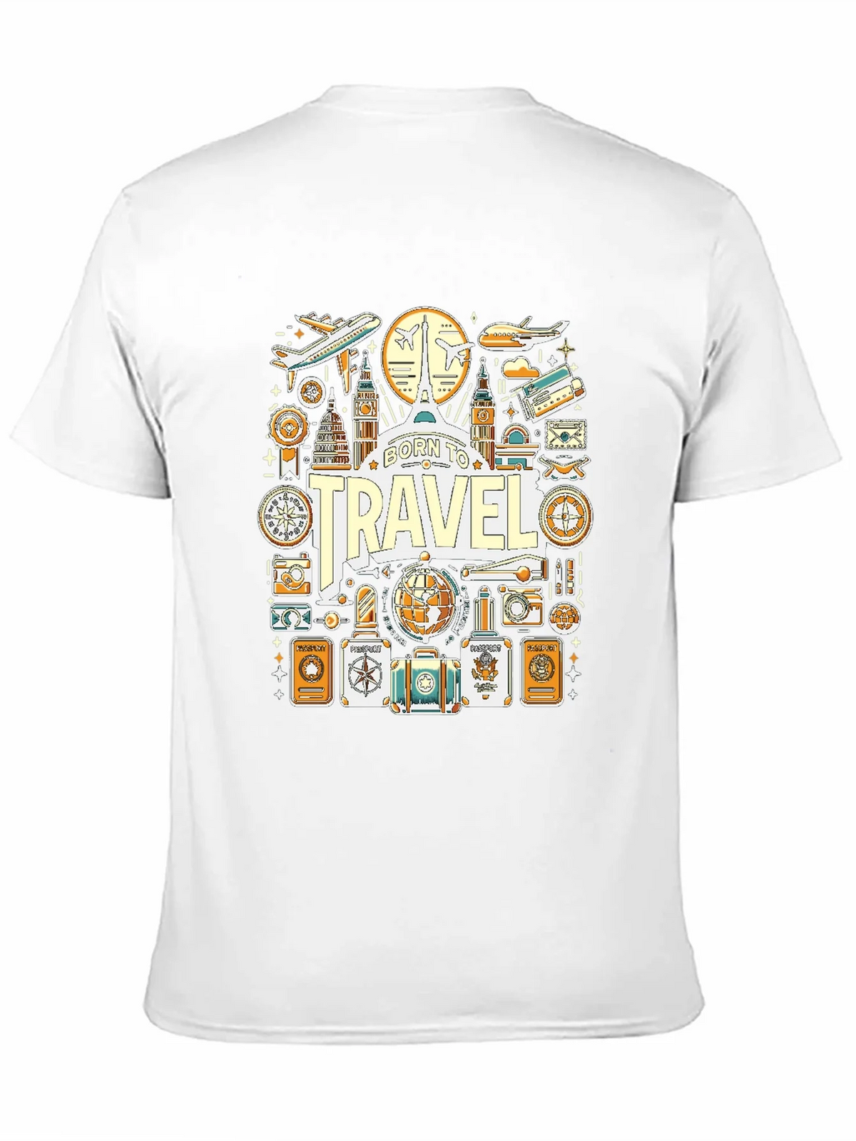 Born to Travel Graphic T-Shirt product image 10
