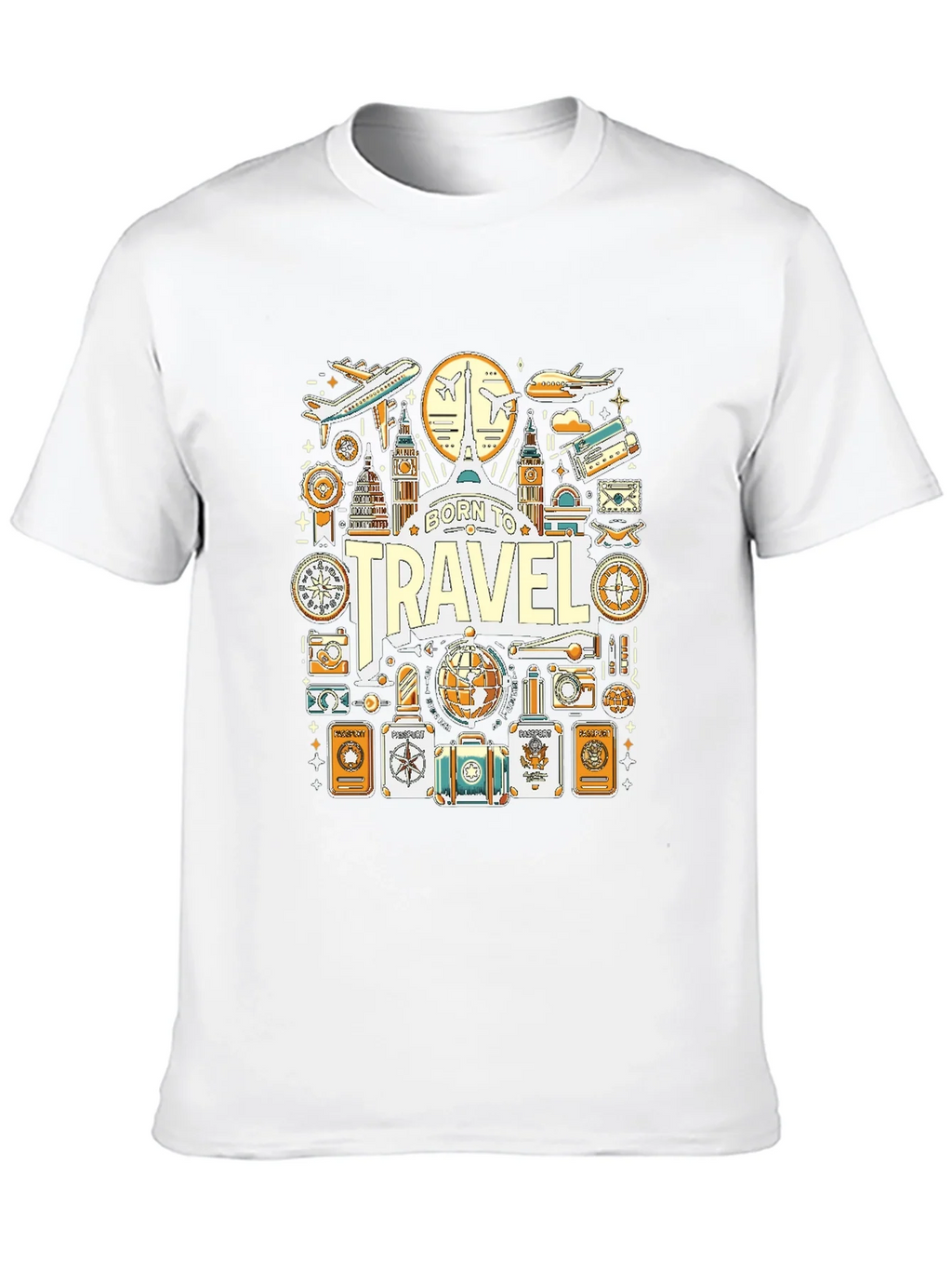 Born to Travel Graphic T-Shirt product image 9
