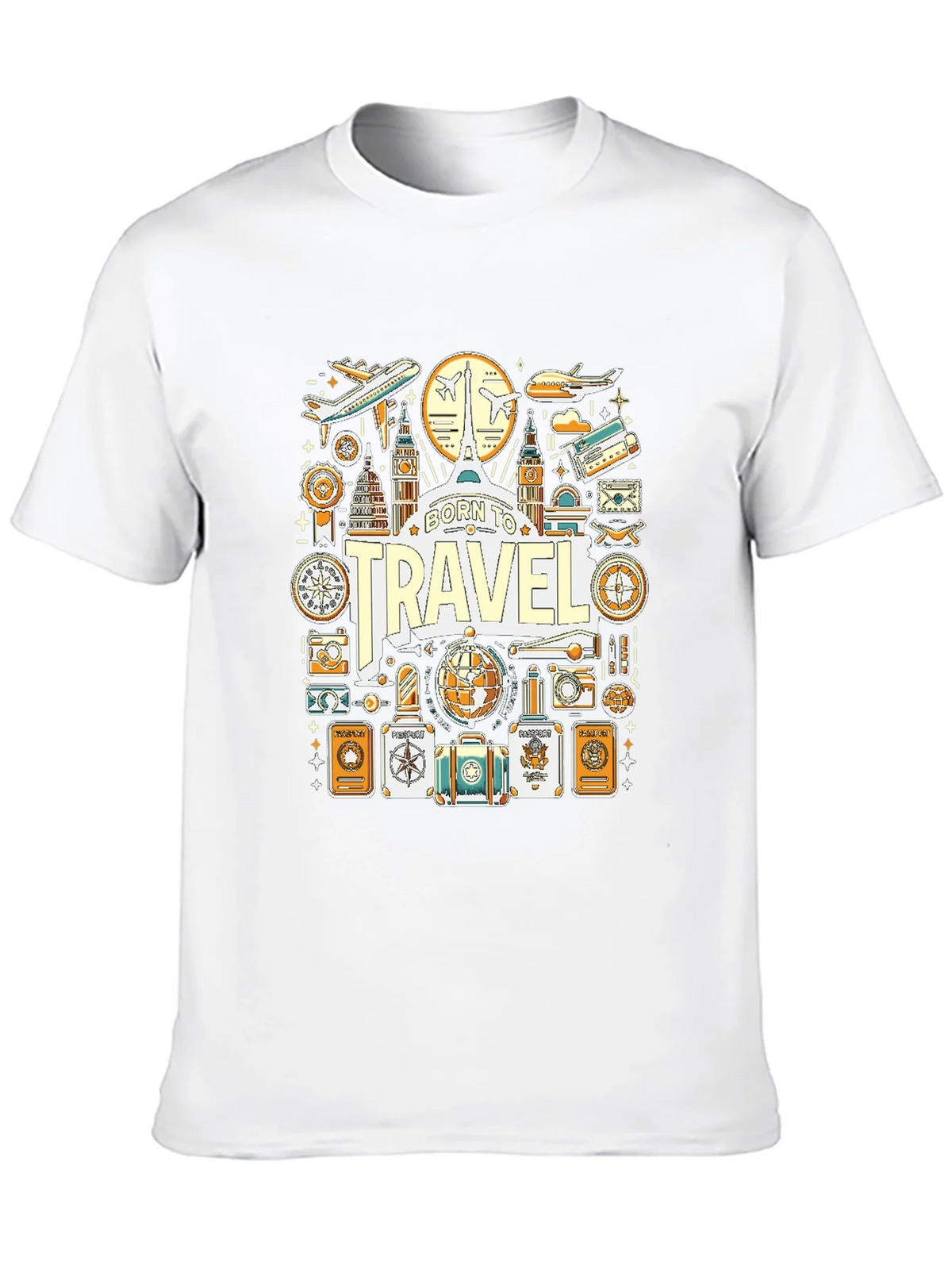 Born to Travel Graphic T-Shirt product image 9