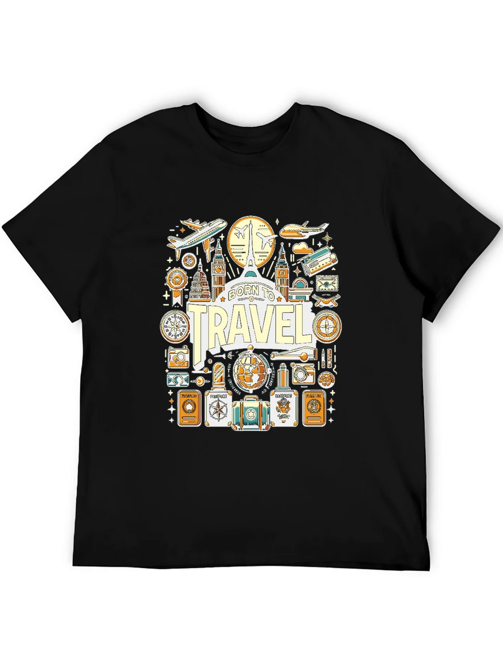 Born to Travel Graphic T-Shirt product image 5