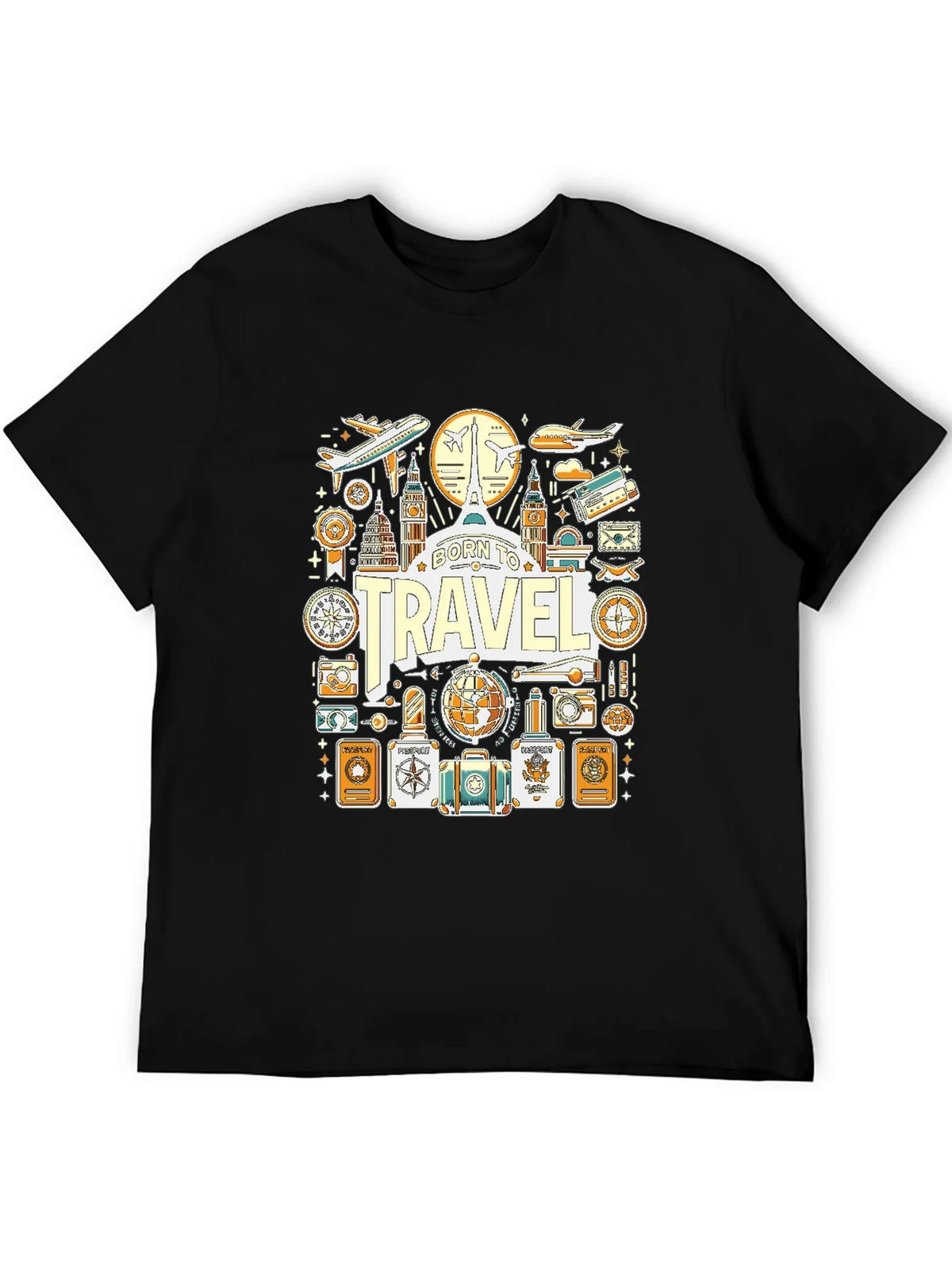 Born to Travel Graphic T-Shirt product image 5