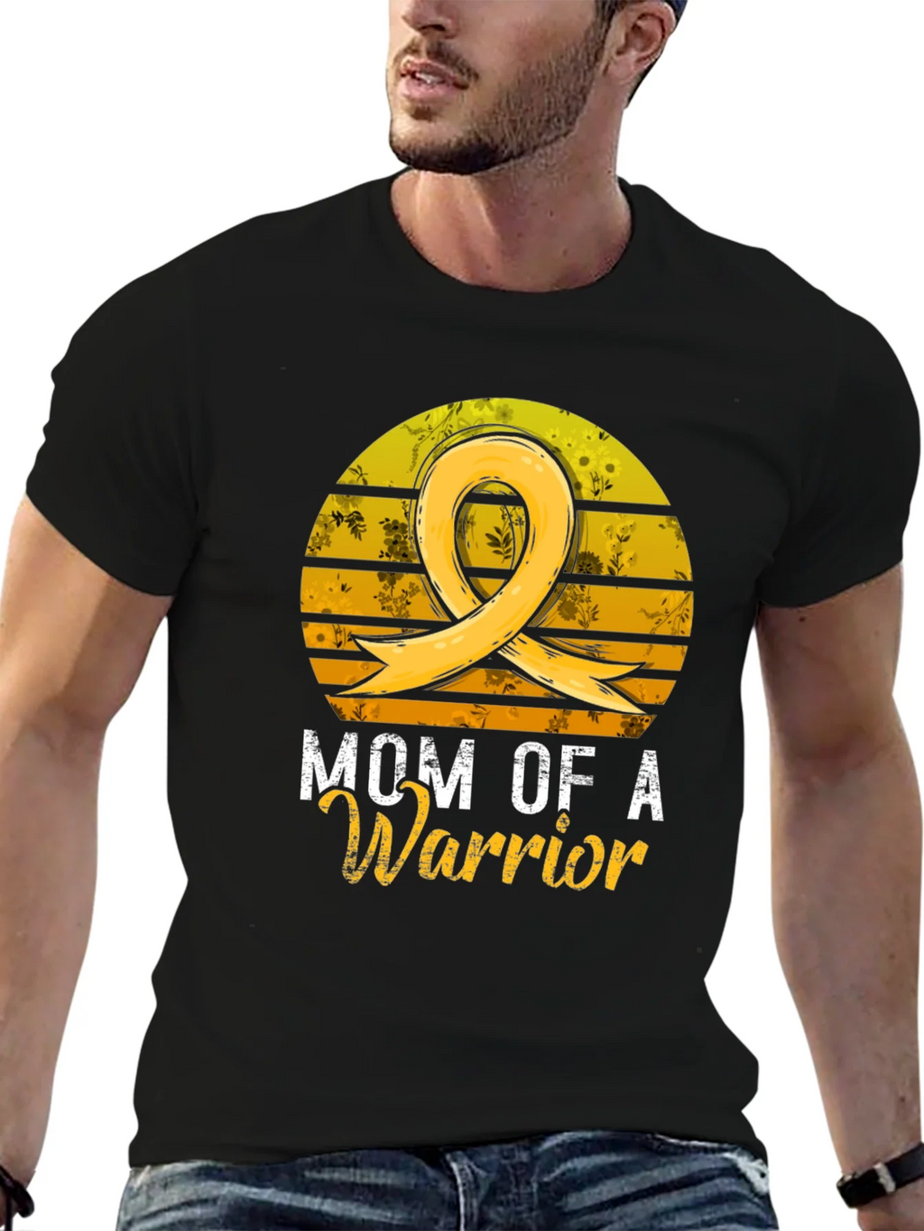 Mom of a Warrior Awareness T-Shirt product image 4