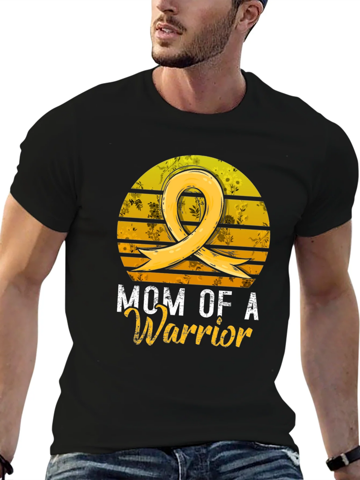 Mom of a Warrior Awareness T-Shirt product image 4
