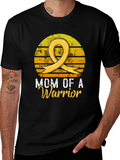 Mom of a Warrior Awareness T-Shirt product image 1
