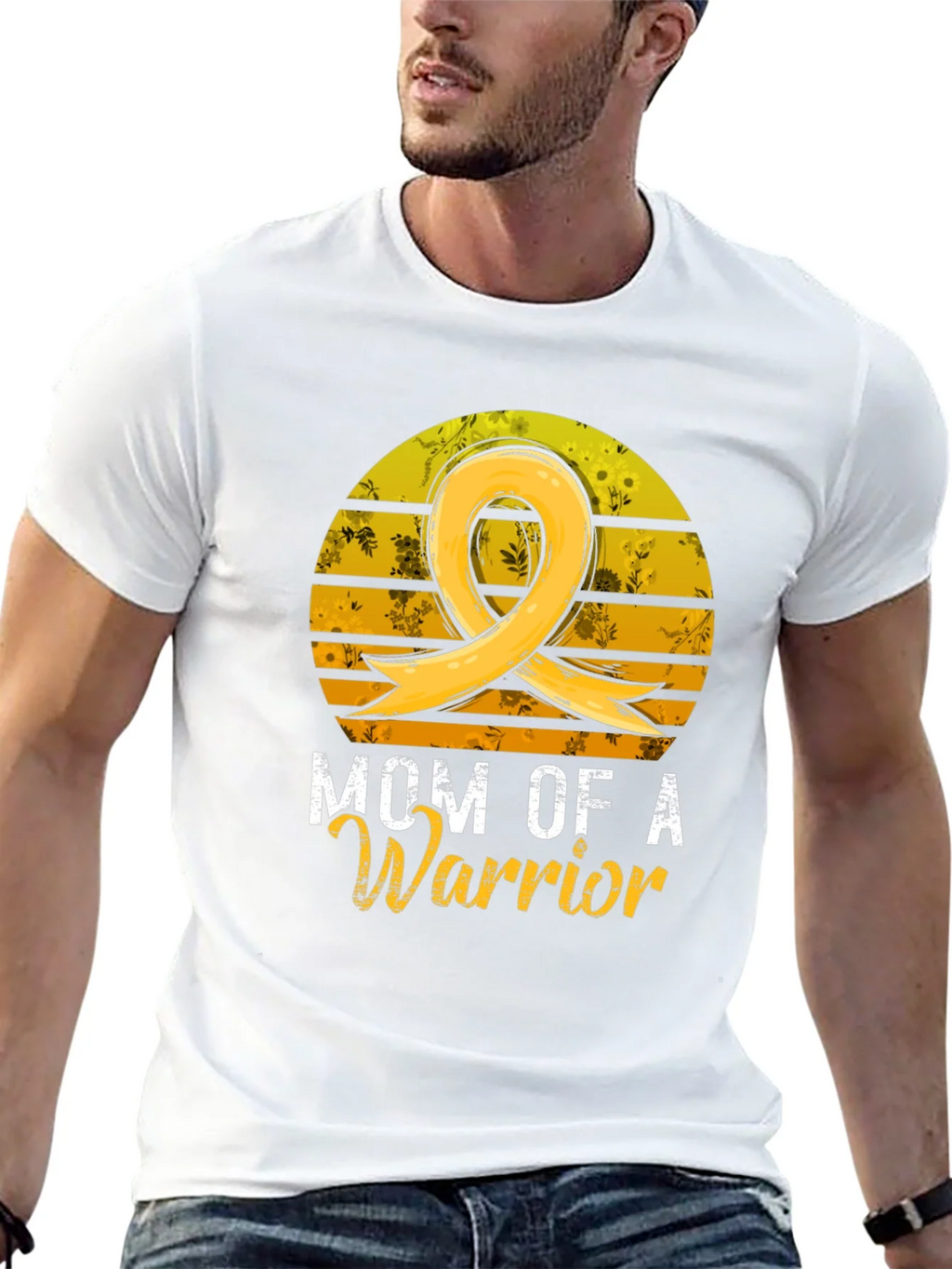 Mom of a Warrior Awareness T-Shirt product image 9