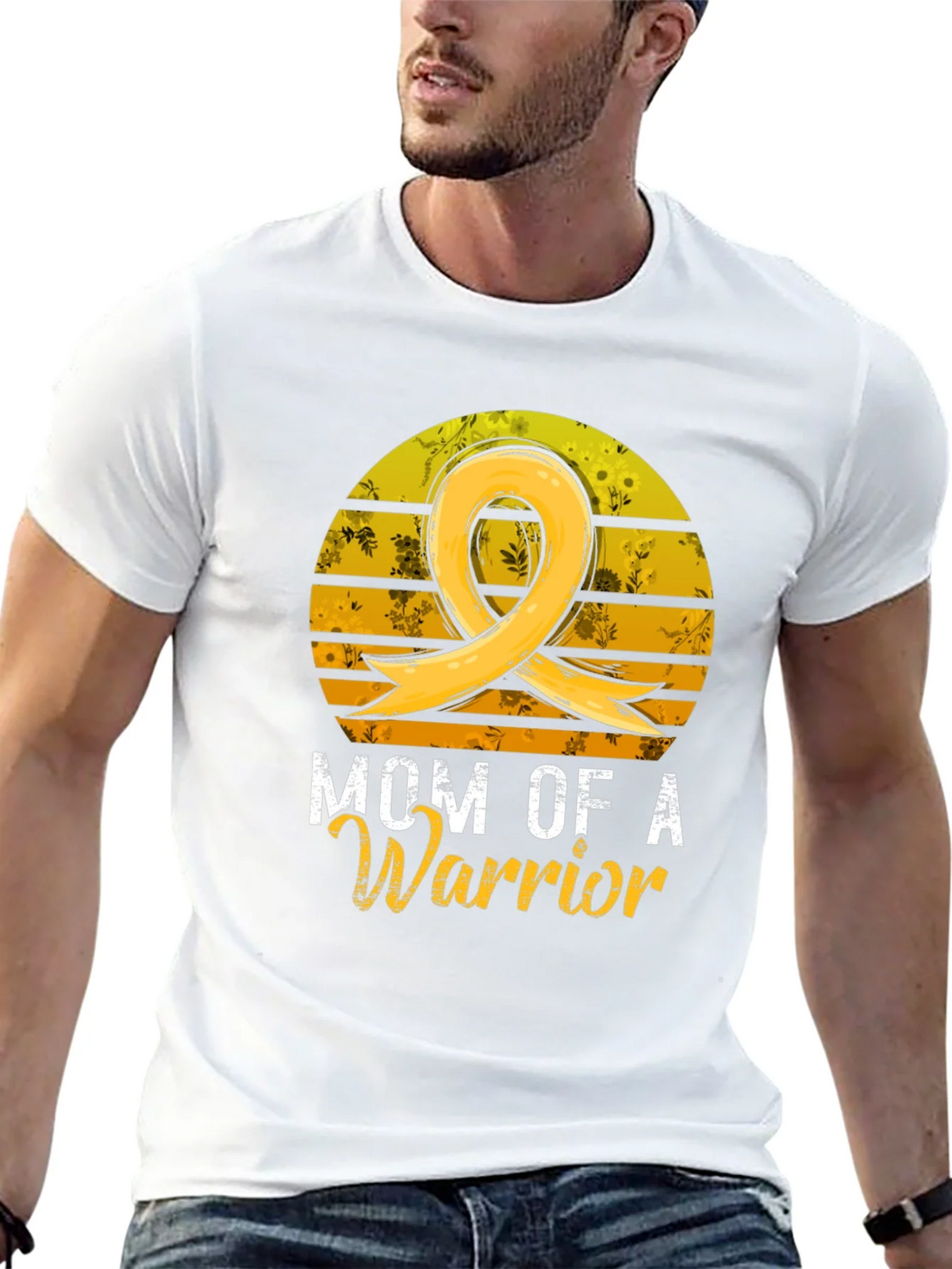 Mom of a Warrior Awareness T-Shirt product image 9