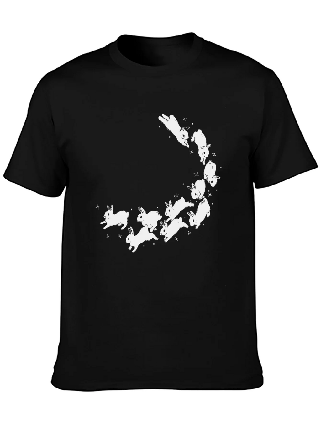 Black Bunny Graphic T-Shirt product image 3