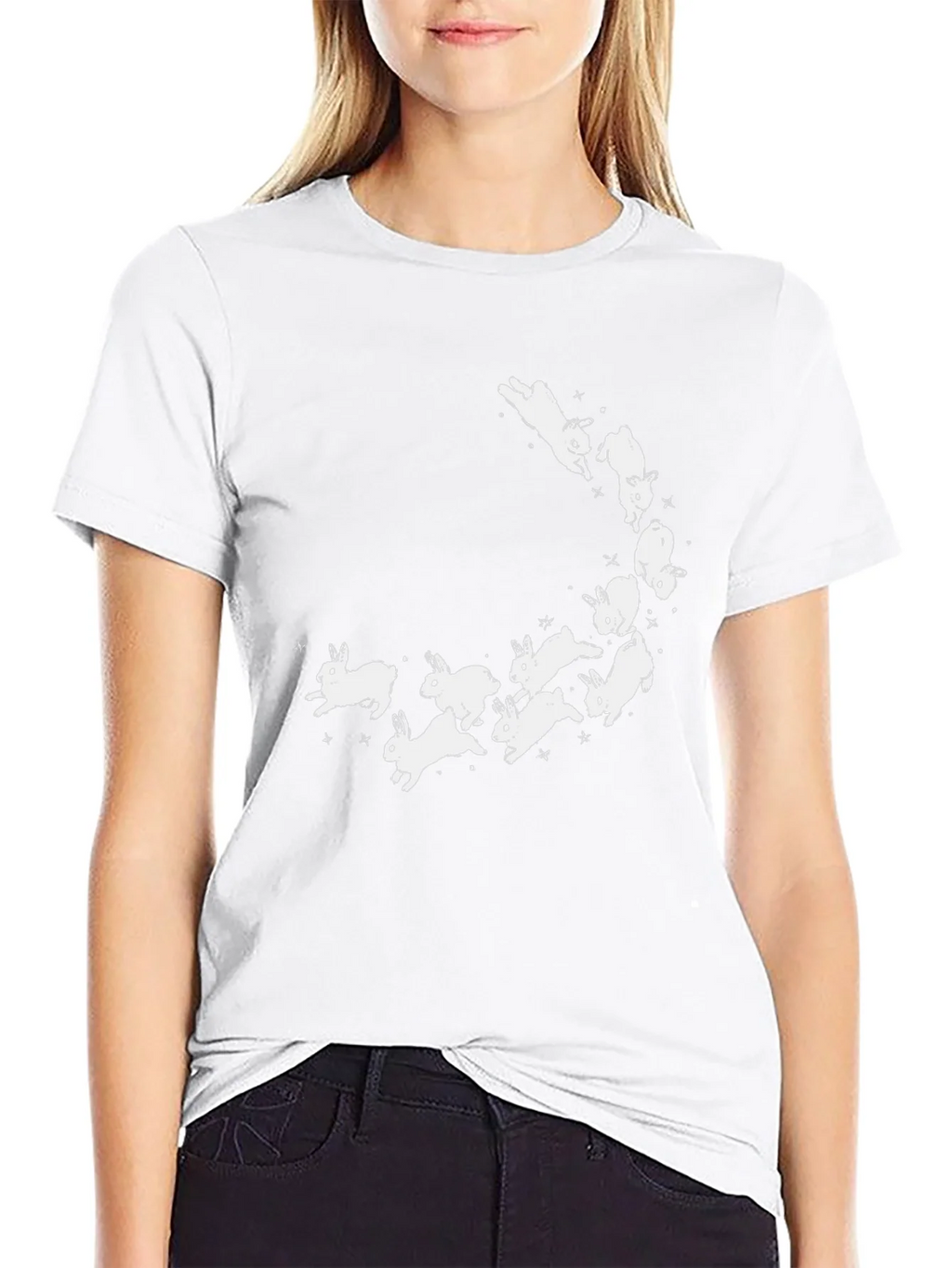 Black Bunny Graphic T-Shirt product image 8