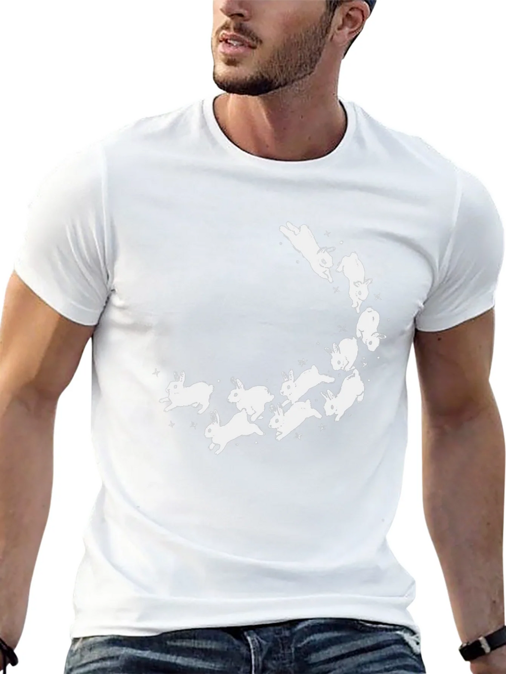 Black Bunny Graphic T-Shirt product image 12