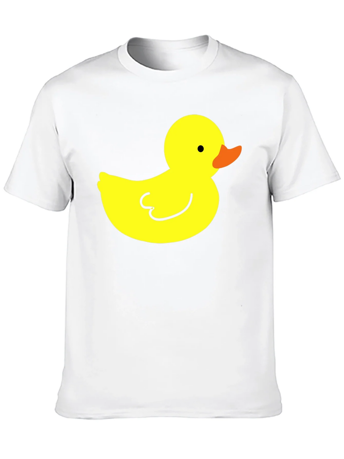 Black T-Shirt with Yellow Duck Graphic product image 9