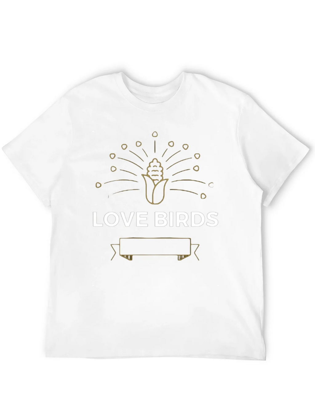 Love Birds Graphic Tee - Unique Peacock Corn Design product image 10