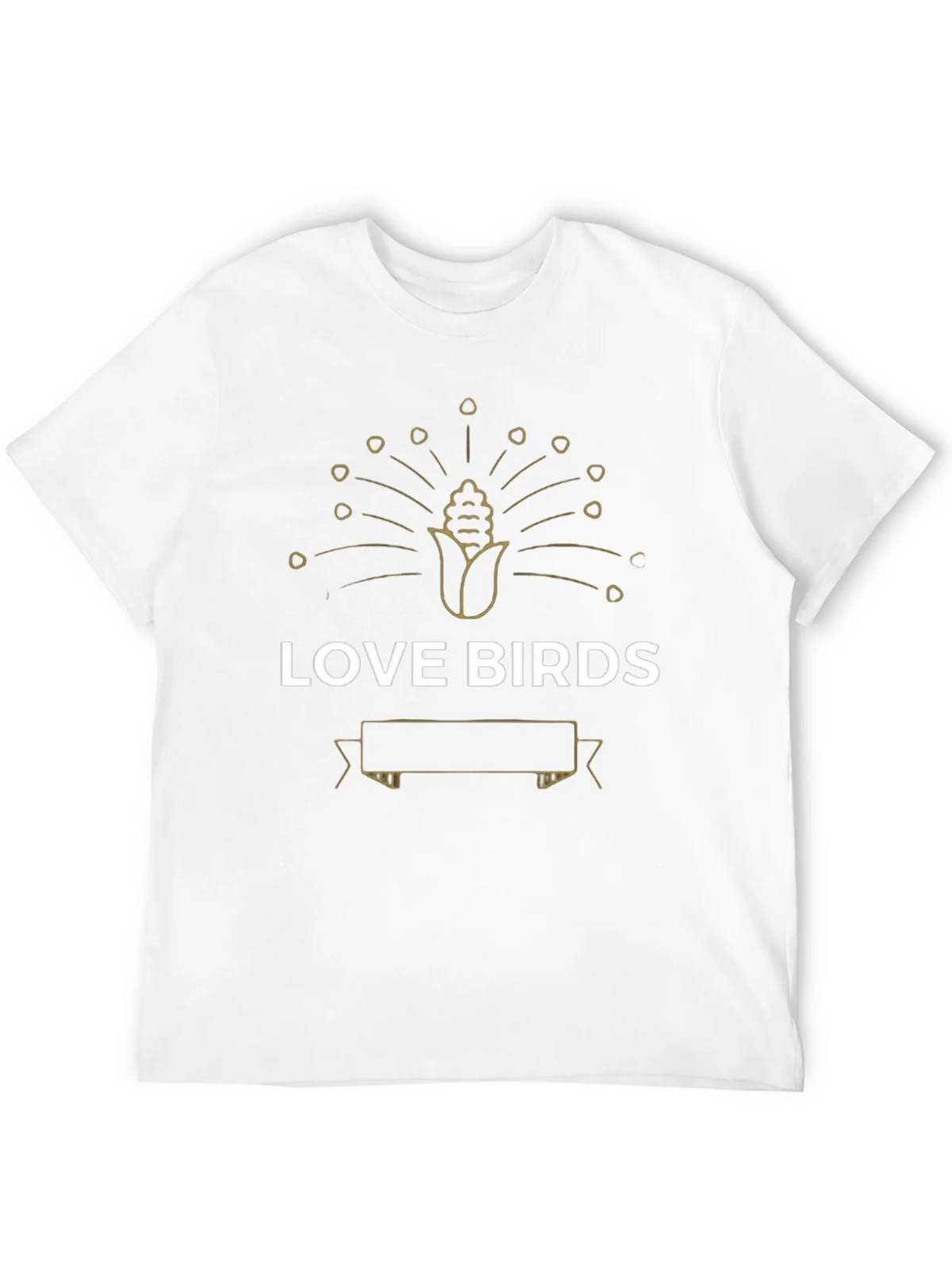Love Birds Graphic Tee - Unique Peacock Corn Design product image 10