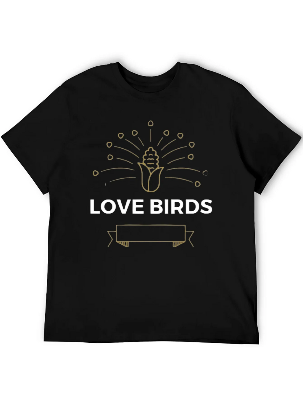 Love Birds Graphic Tee - Unique Peacock Corn Design product image 5