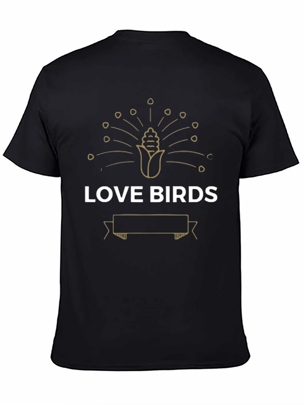 Love Birds Graphic Tee - Unique Peacock Corn Design product image 4