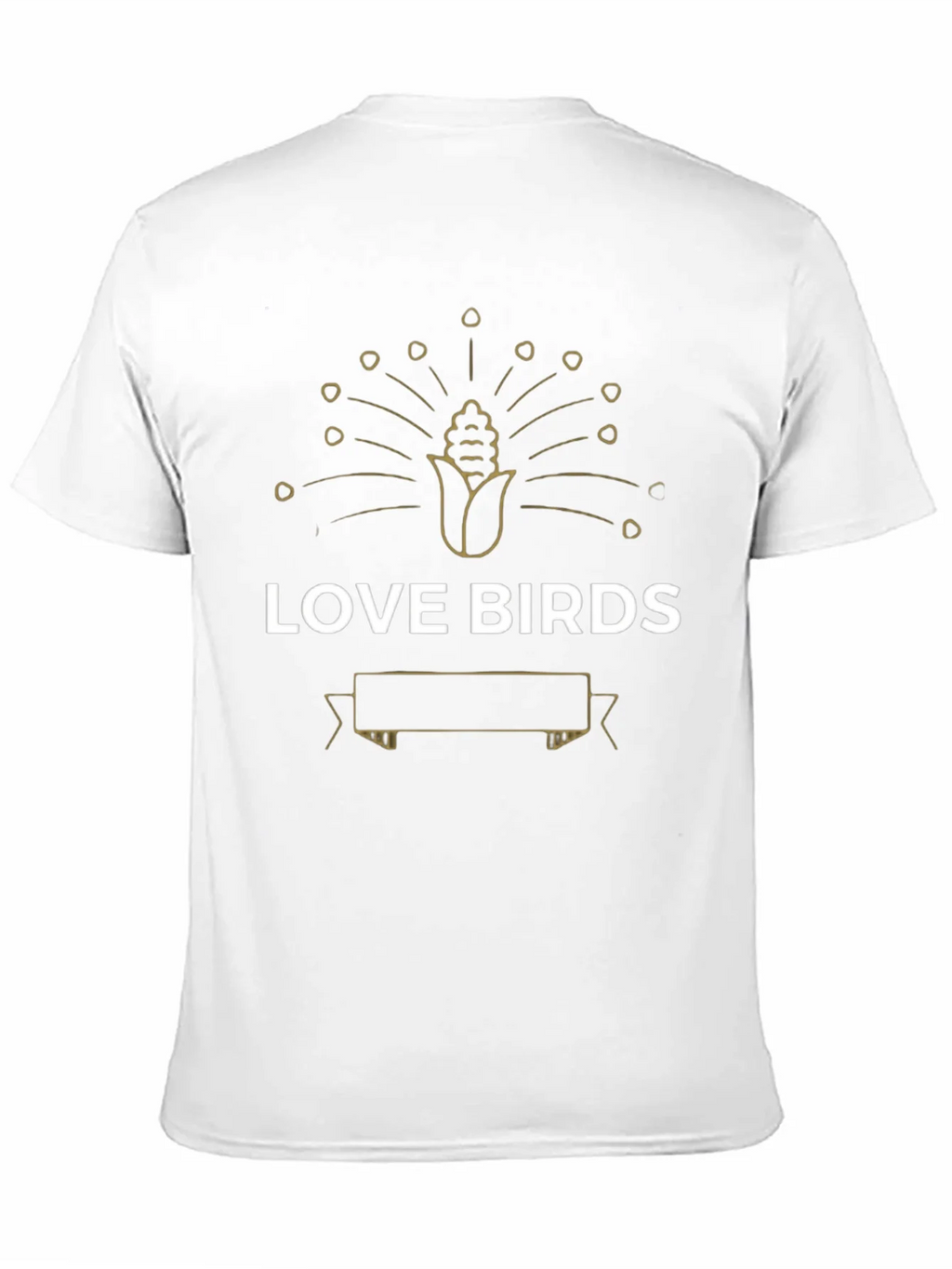 Love Birds Graphic Tee - Unique Peacock Corn Design product image 9