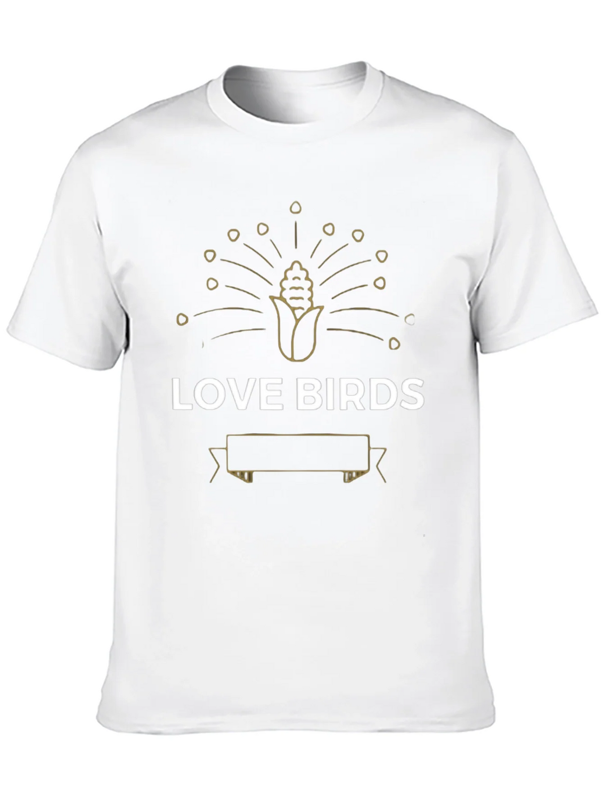 Love Birds Graphic Tee - Unique Peacock Corn Design product image 8