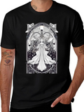 Art Nouveau Angel T-Shirt - Unique Gothic Design product image 1