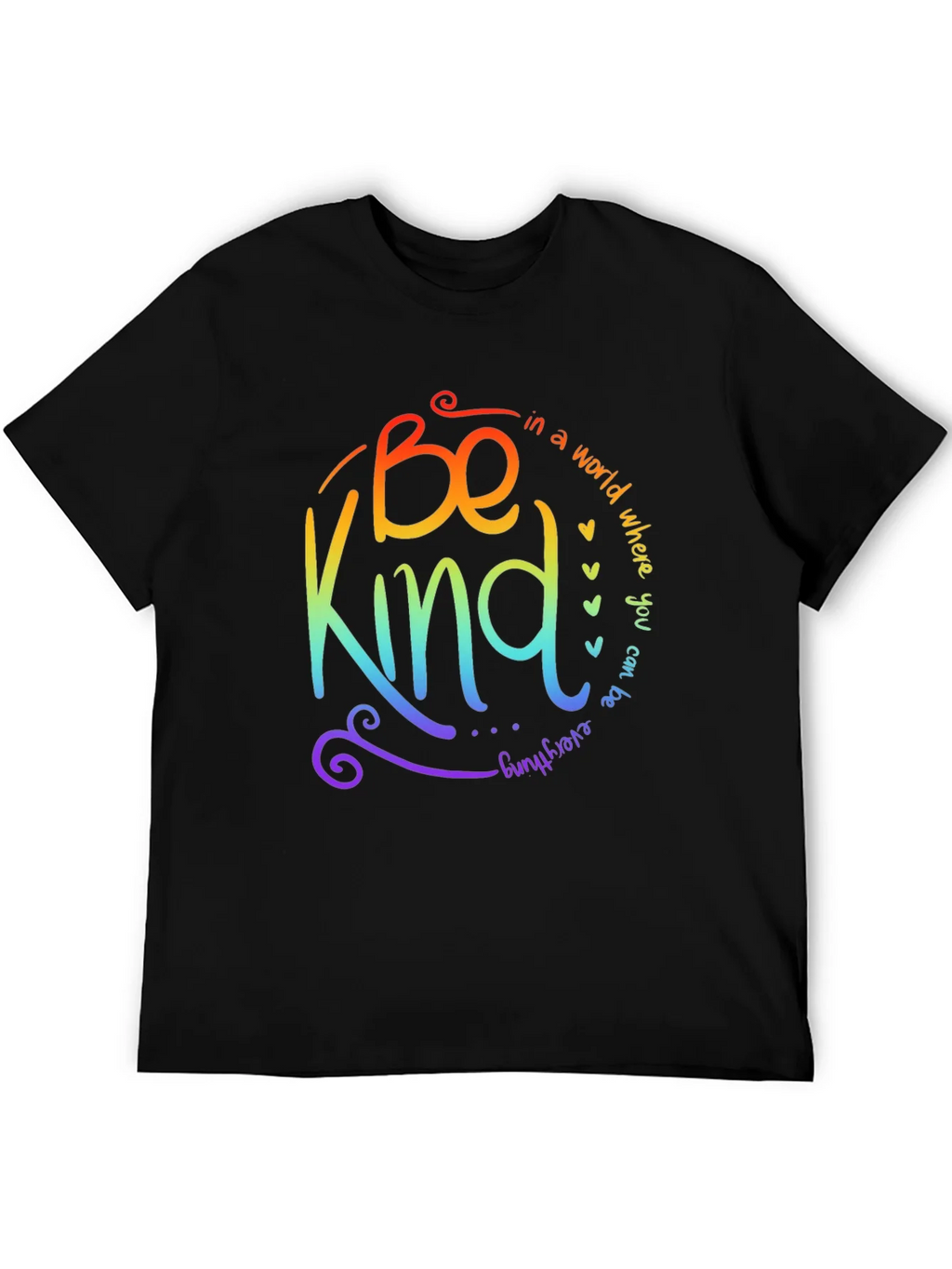 Be Kind Rainbow Graphic T-Shirt product image 3