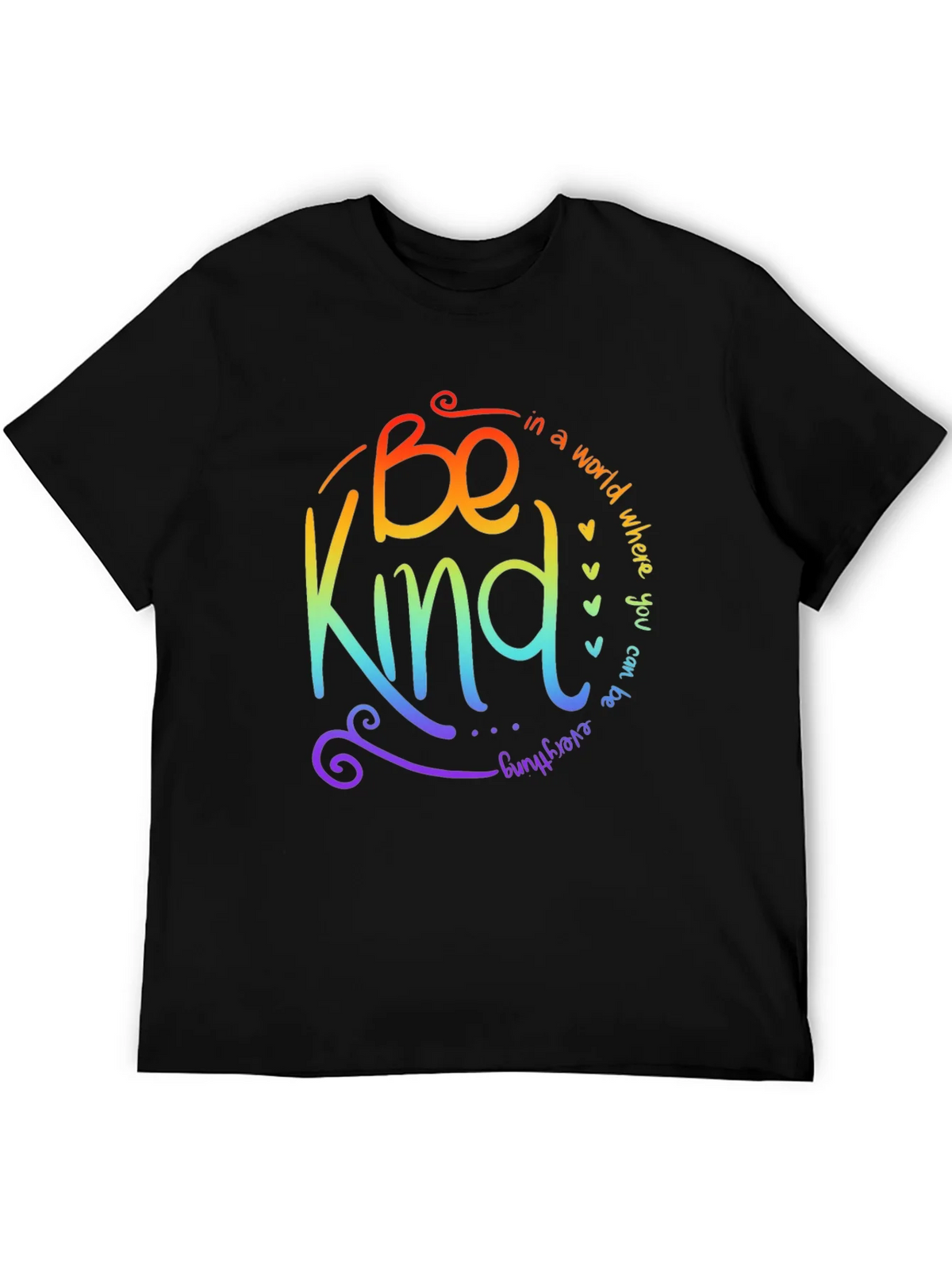 Be Kind Rainbow Graphic T-Shirt product image 3