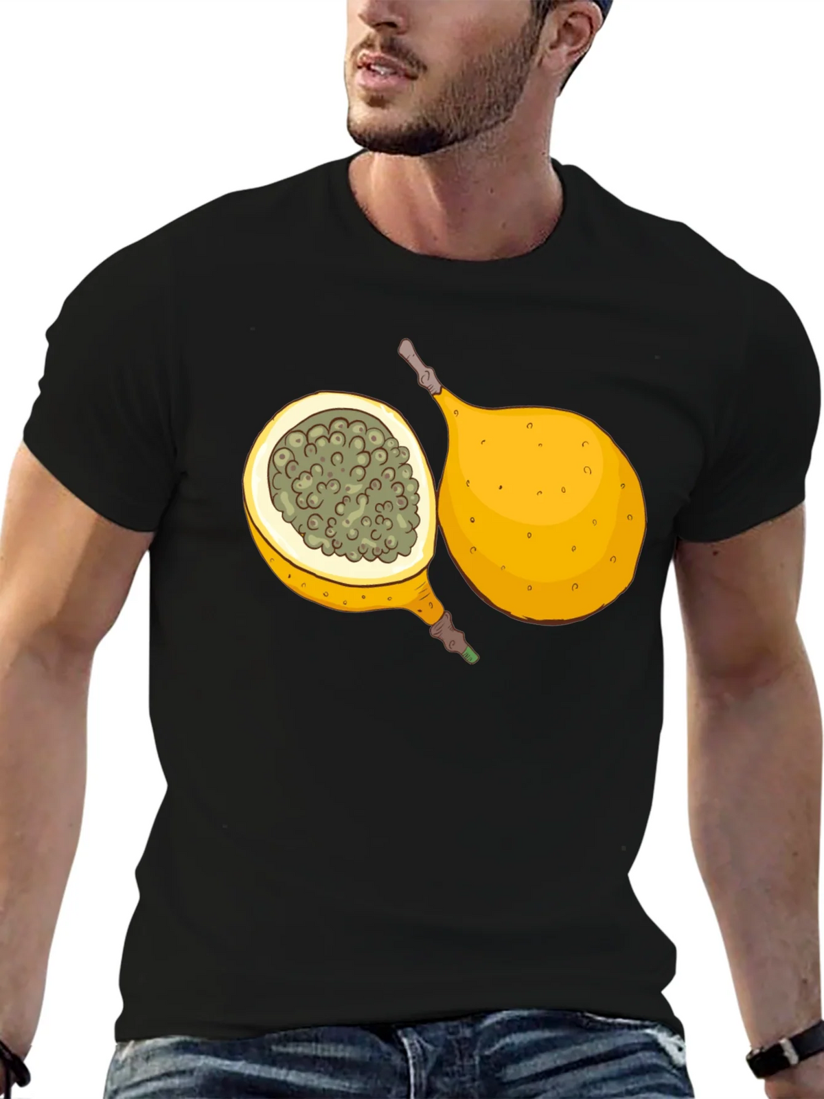 Granadilla Fruit Graphic T-Shirt - Tropical Design product image 6