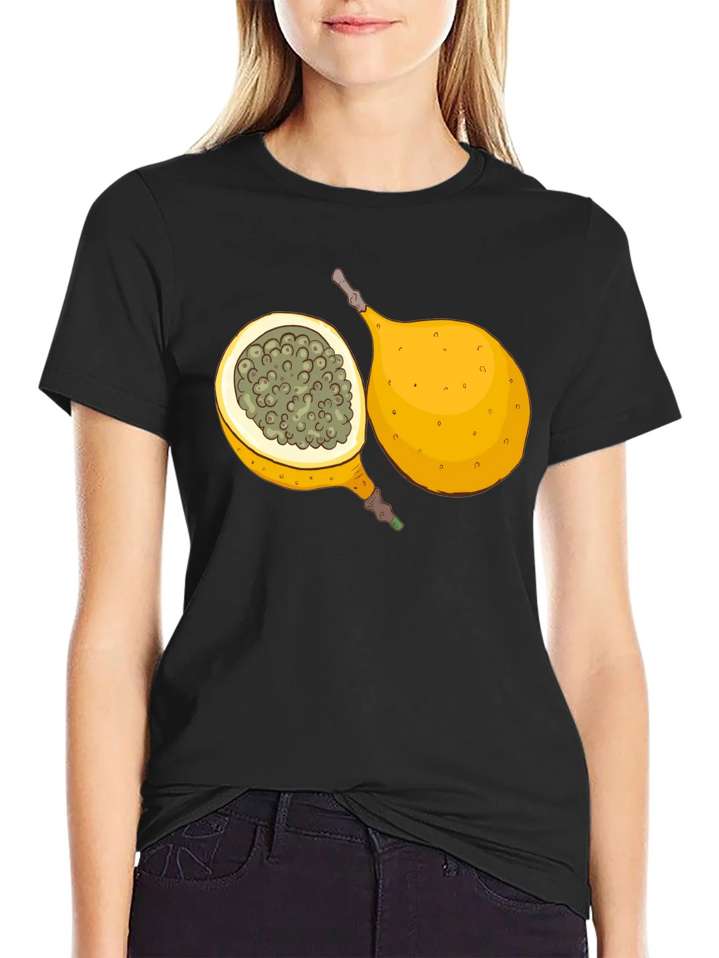 Granadilla Fruit Graphic T-Shirt - Tropical Design product image 2