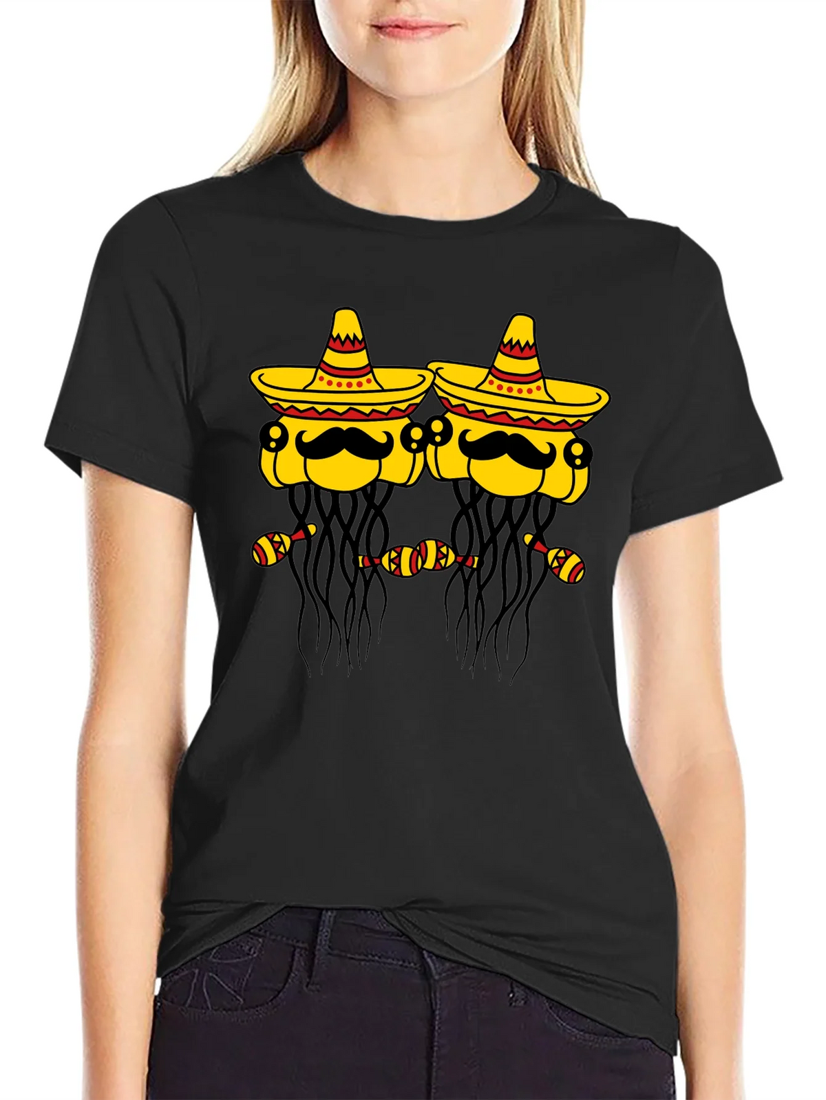 Cinco de Mayo Party Shirt - Sombrero Wearing Jellyfish product image 2