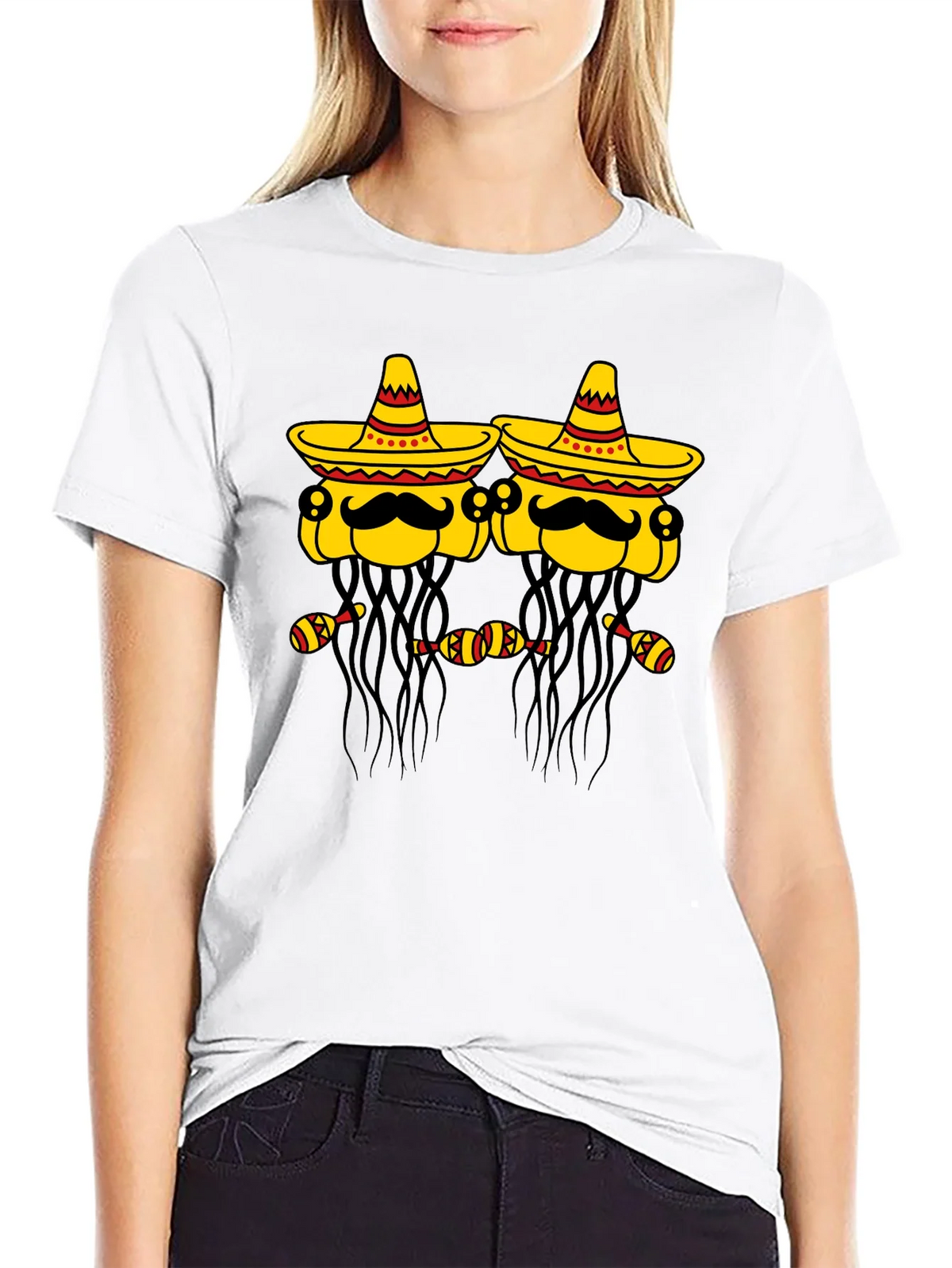Cinco de Mayo Party Shirt - Sombrero Wearing Jellyfish product image 8