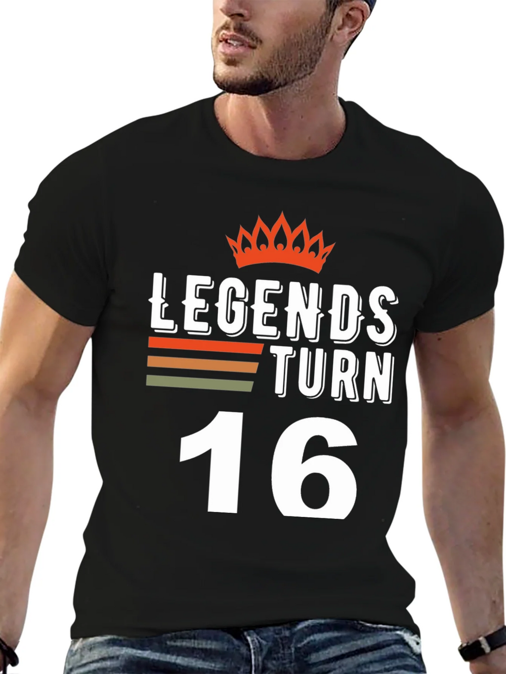 Legends Turn 16 Black T-Shirt product image 4