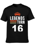 Legends Turn 16 Black T-Shirt product image 1