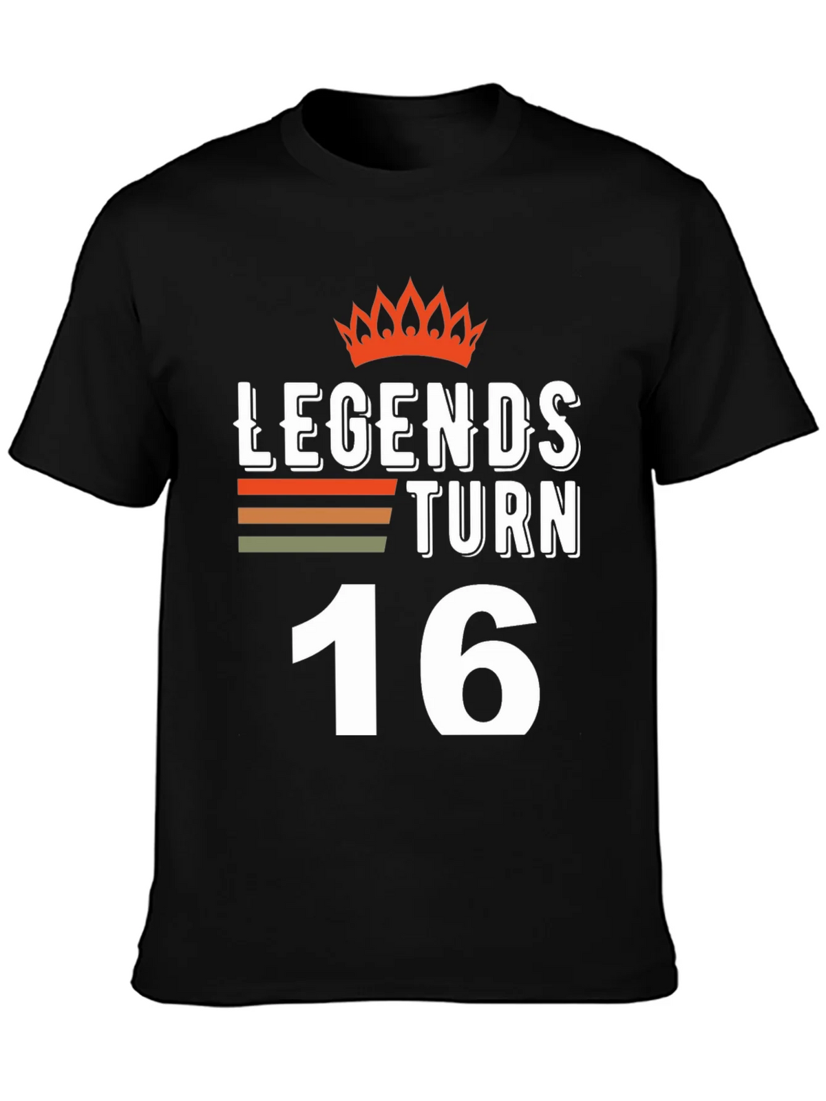 Legends Turn 16 Black T-Shirt product image 1