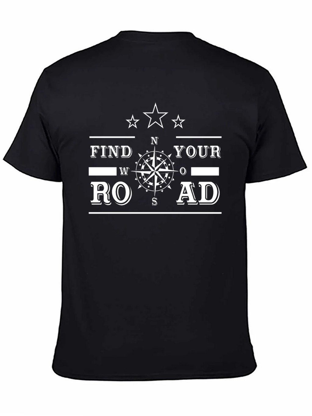 Find Your Road Graphic T-Shirt - Black product image 4