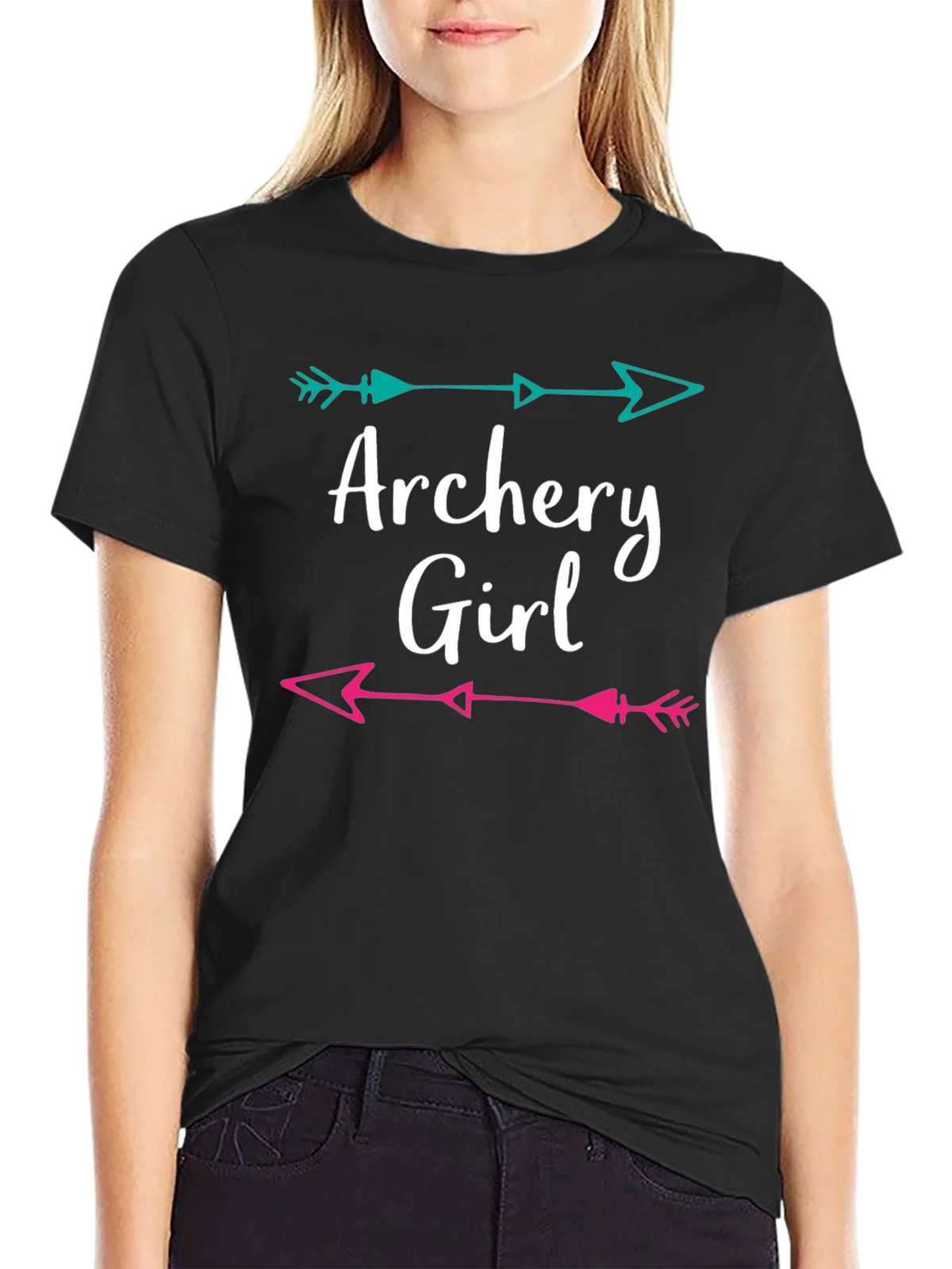Archery Girl Arrow Graphic T-Shirt product image 2