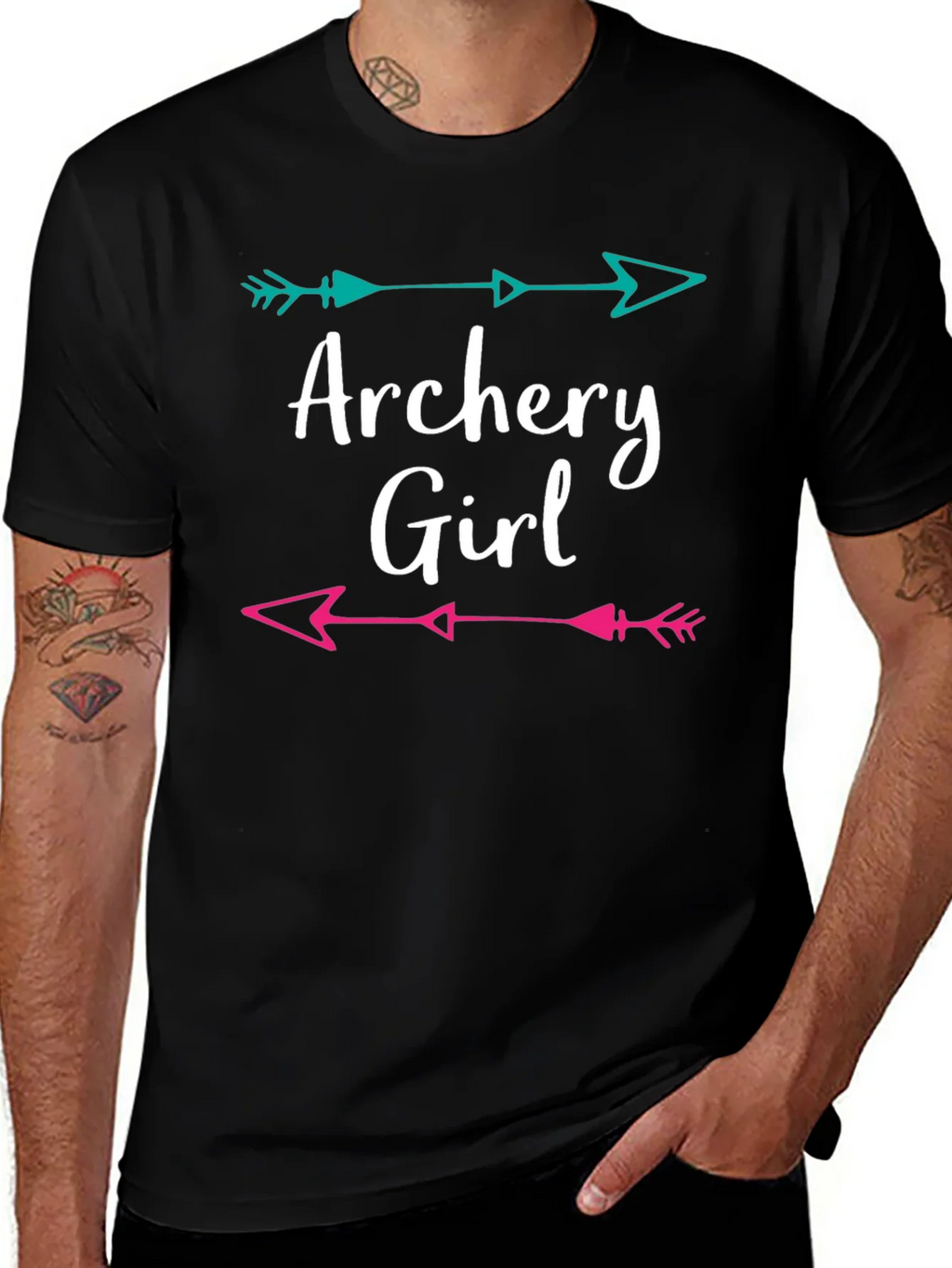 Archery Girl Arrow Graphic T-Shirt product image 1