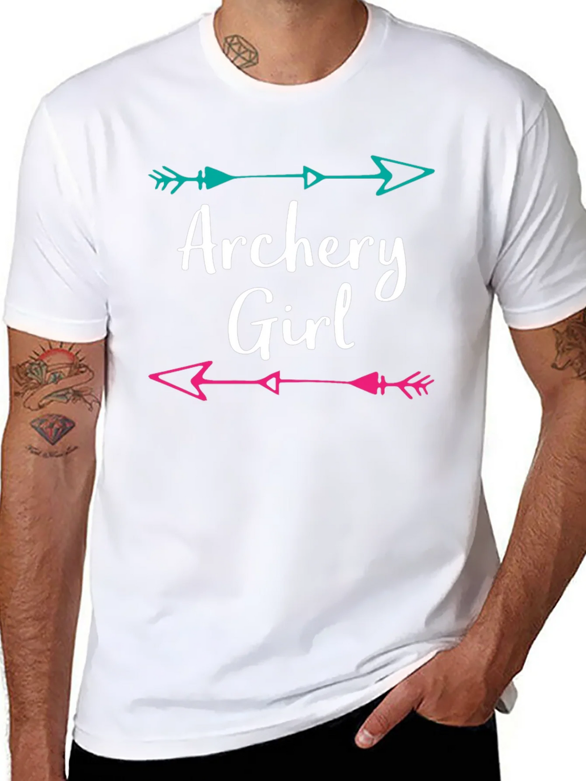 Archery Girl Arrow Graphic T-Shirt product image 7
