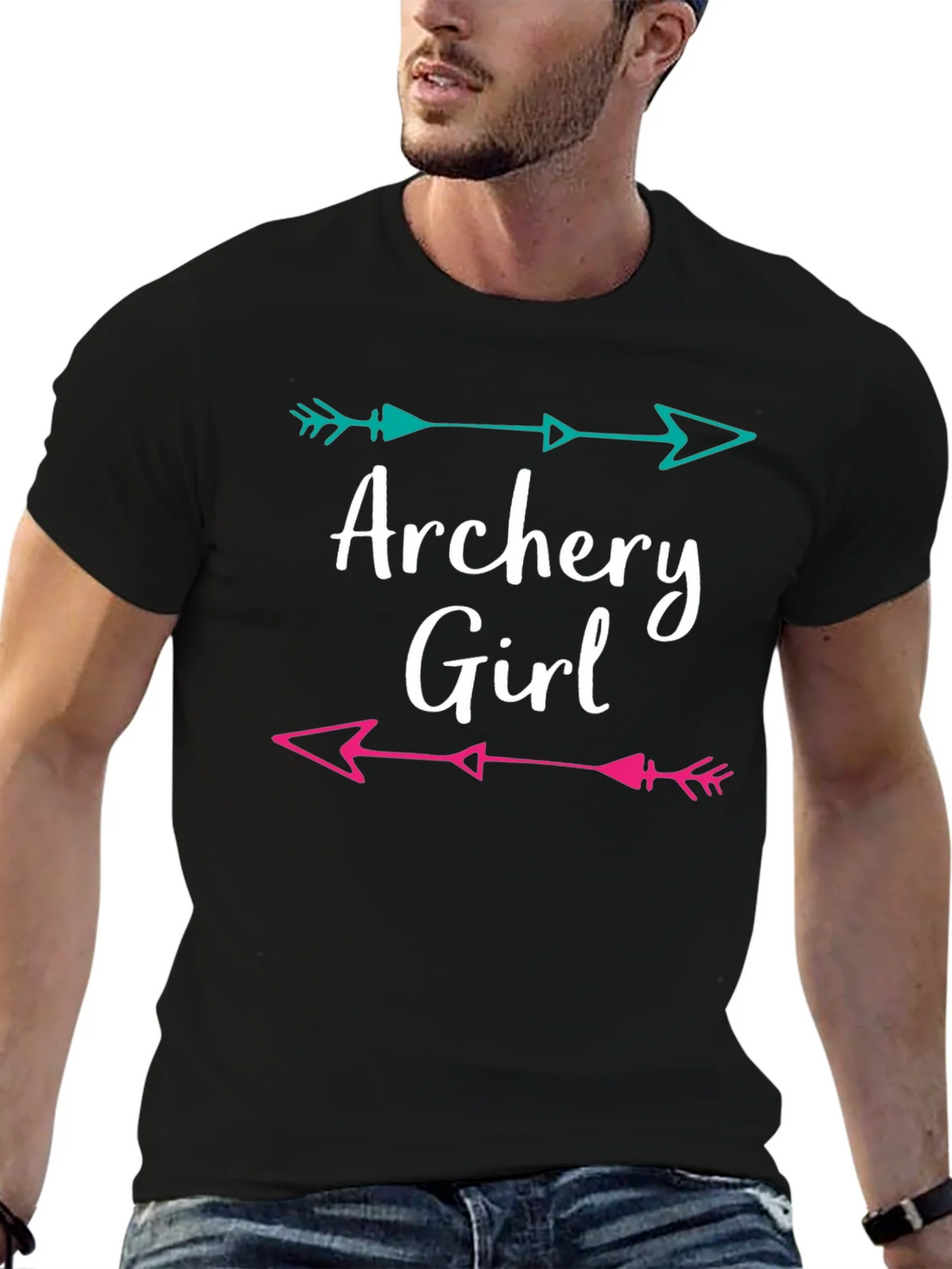 Archery Girl Arrow Graphic T-Shirt product image 6