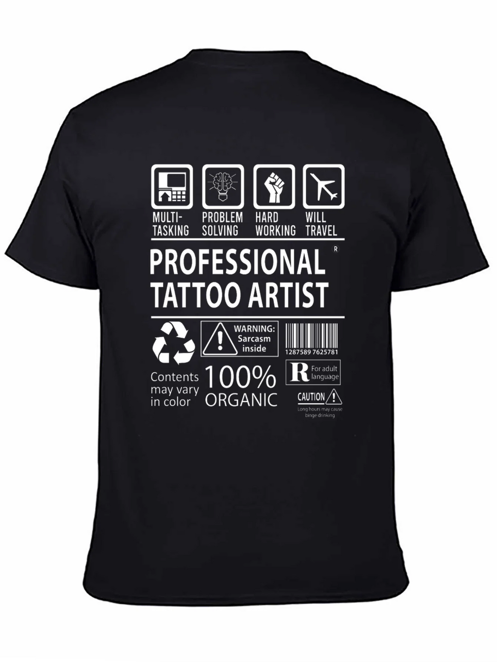Professional Tattoo Artist T-Shirt product image 3