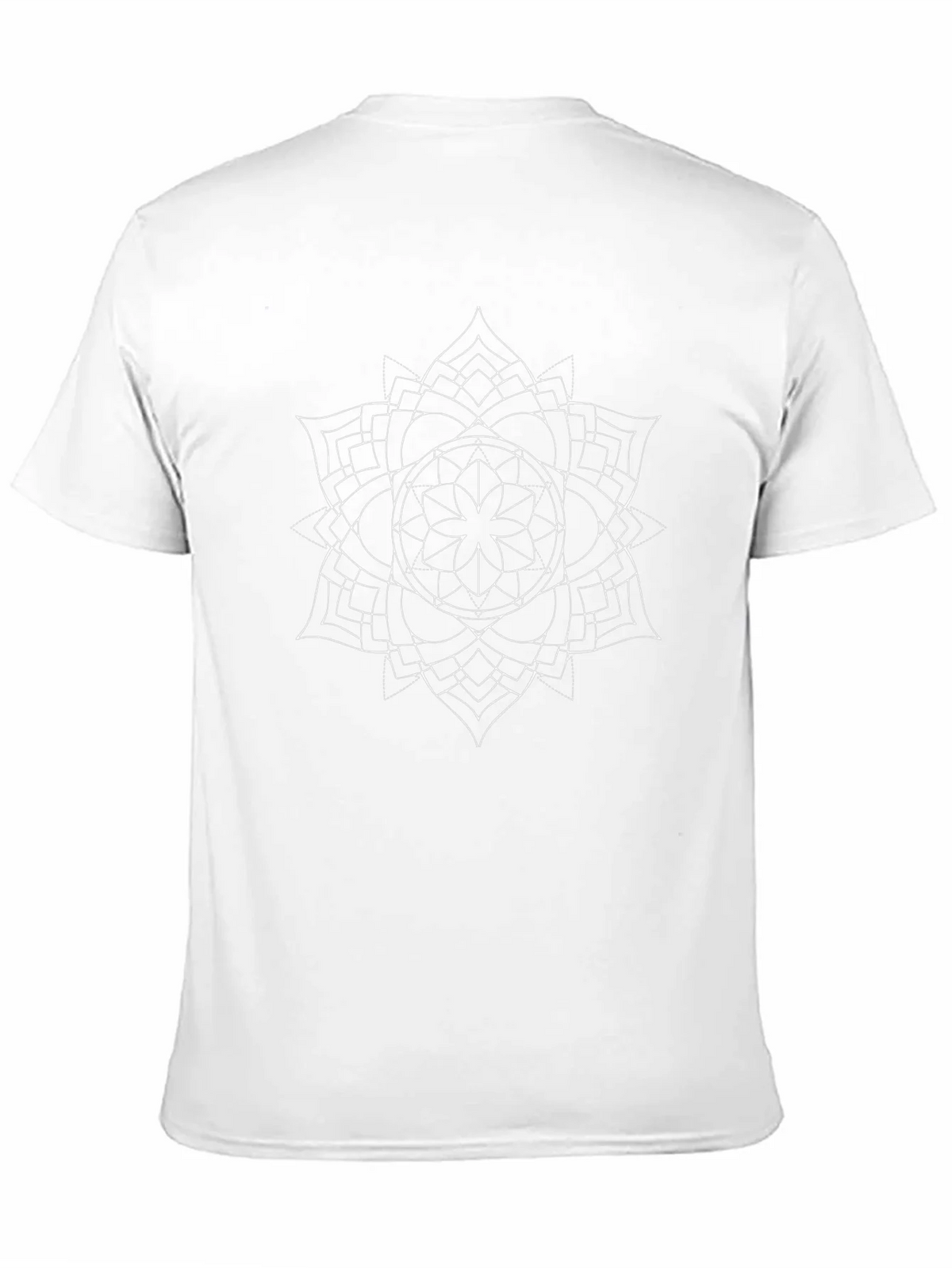 Geometric Mandala Graphic Print Mens T-Shirt product image 9