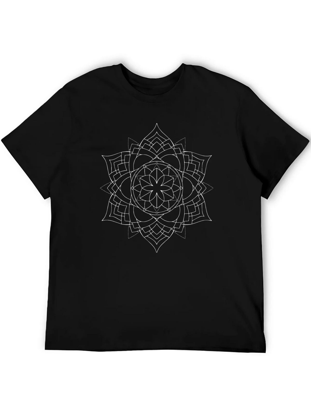 Geometric Mandala Graphic Print Mens T-Shirt product image 4