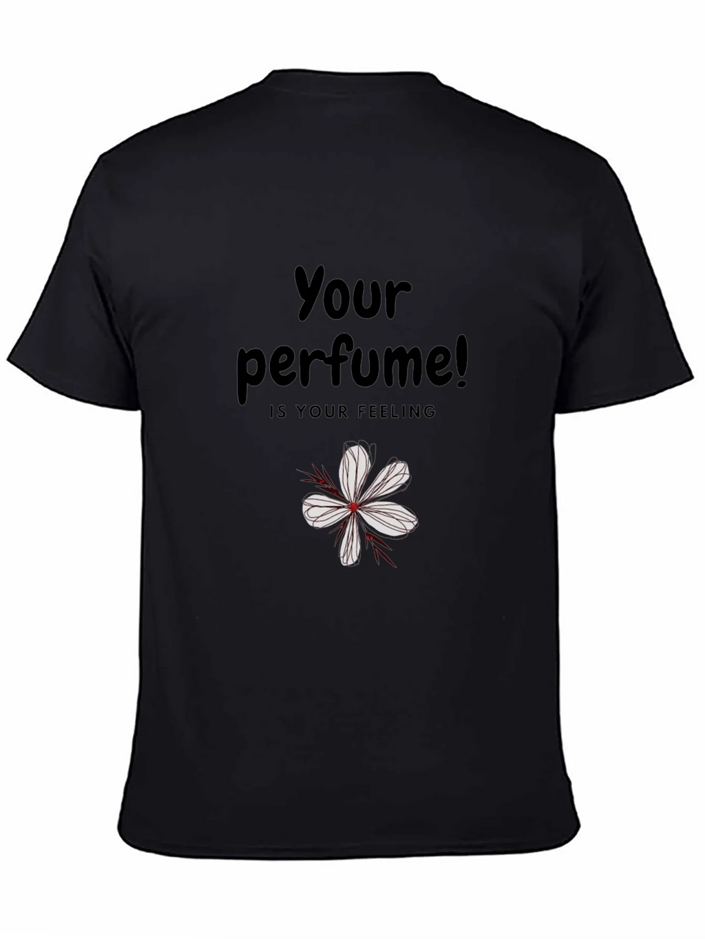 Your Perfume Feeling Black Graphic Tee product image 3