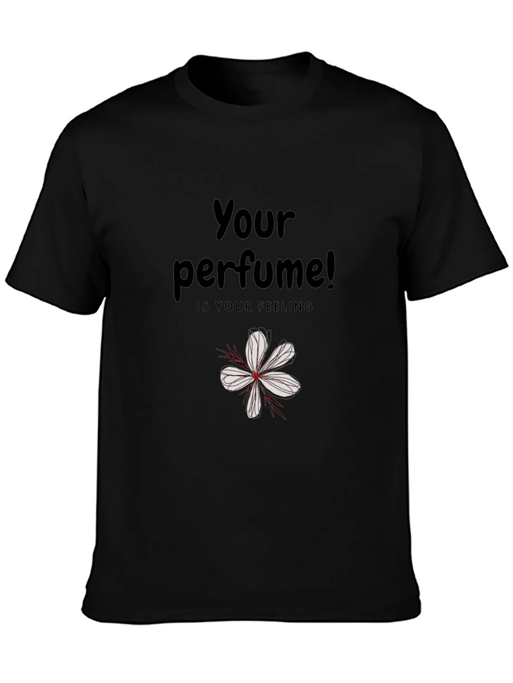 Your Perfume Feeling Black Graphic Tee product image 2